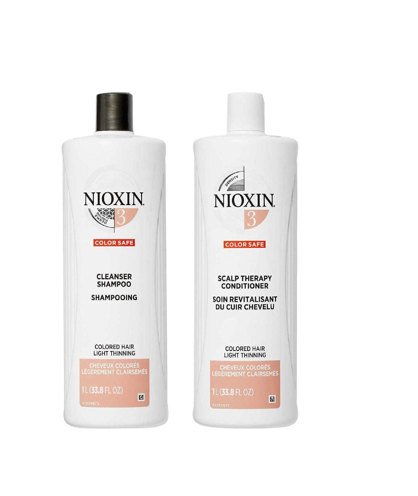 Nioxin System 3 Cleanser Shampoo and Scalp Therapy Conditioner for