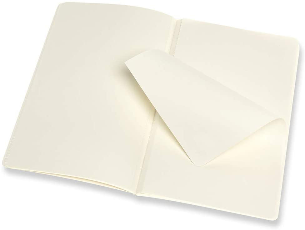 Moleskine Volant Journal, Large, Plain, Forget-Me-Not Blue/Amber Yellow (5 x 8.25) (Diary)