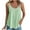 001* Mint Green, variant on bnaln Tank Tops for Women Summer Spaghetti Strap Camisole Eyelet Scoop Neck Sleeveless Vest Shirts Tunic Flowy Shirts Casual Vacation Beach Blouses Party Club Night Outfits