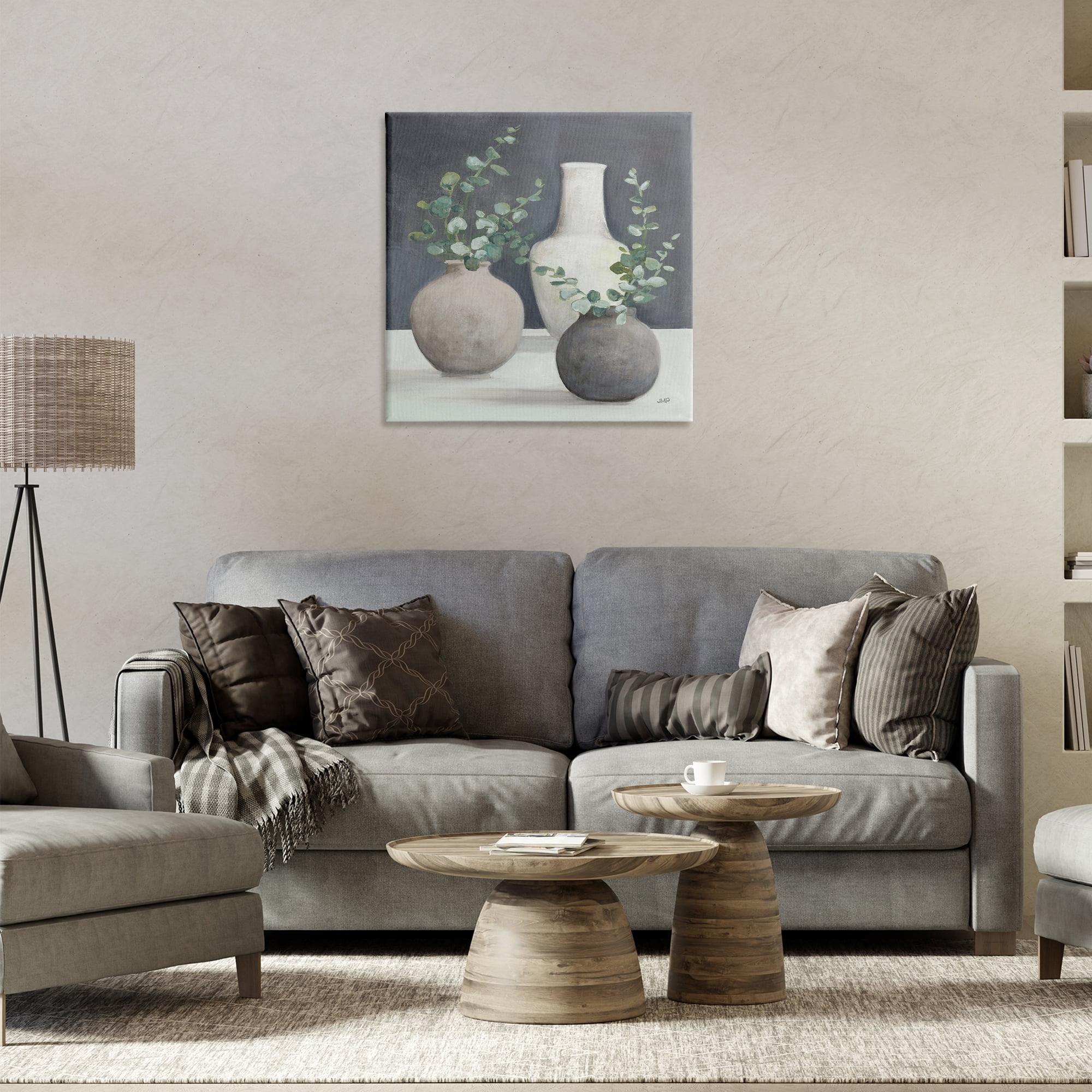 Stupell Industries Fresh Floral Vessels Plants & Flowers Painting Wrapped Canvas Art Print Wall Art, 24 x 24