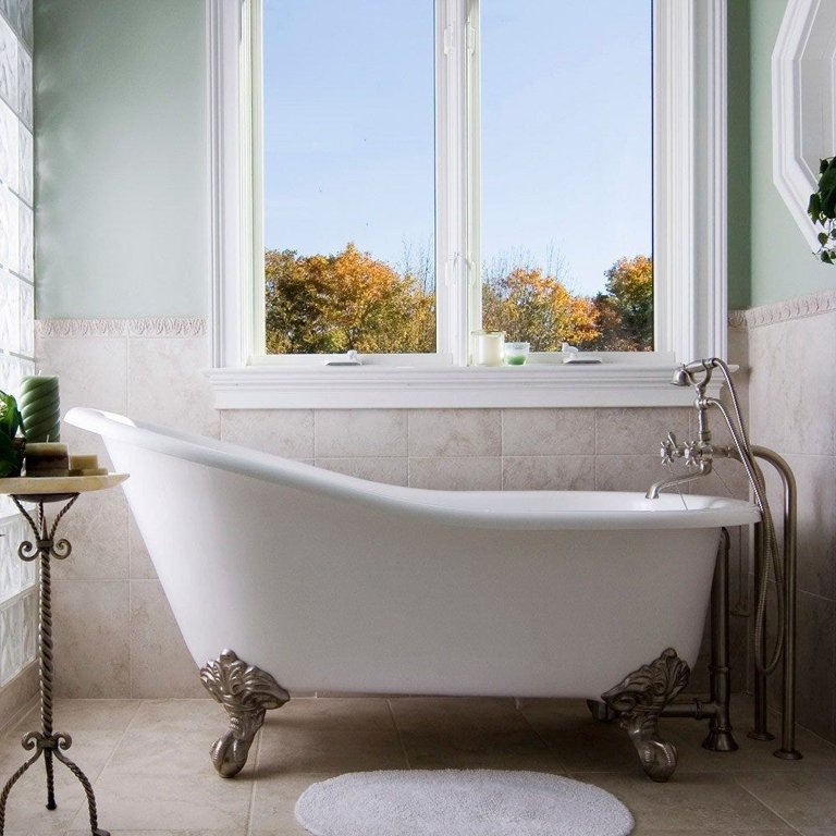 54 inch clawfoot sale bathtub