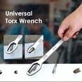 thumbnail image 1 of Openpig Clé à Double Extrémité Multifonctionnelle Universelle à Serrage Automatique Clé Réglable Clé Torx Universelle Vis Écrous Clés, 1 of 9