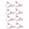 thumbnail image 1 of Diadema ABOOFAN con orejas de vaca, forma de aro, animales de granja para niños, rosa, 1 of 9