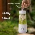 thumbnail image 4 of 350ml Portable Blender Juicer Electric USB Rechargeable Mixer Smoothie Slushy Cup Juice Blender Bottle USB Charging Kitchen Gadgets, 4 of 10