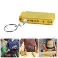 thumbnail image 2 of Mini Folding Ruler Keychain Plastic Ruler Keyring for active Measurements, 2 of 12