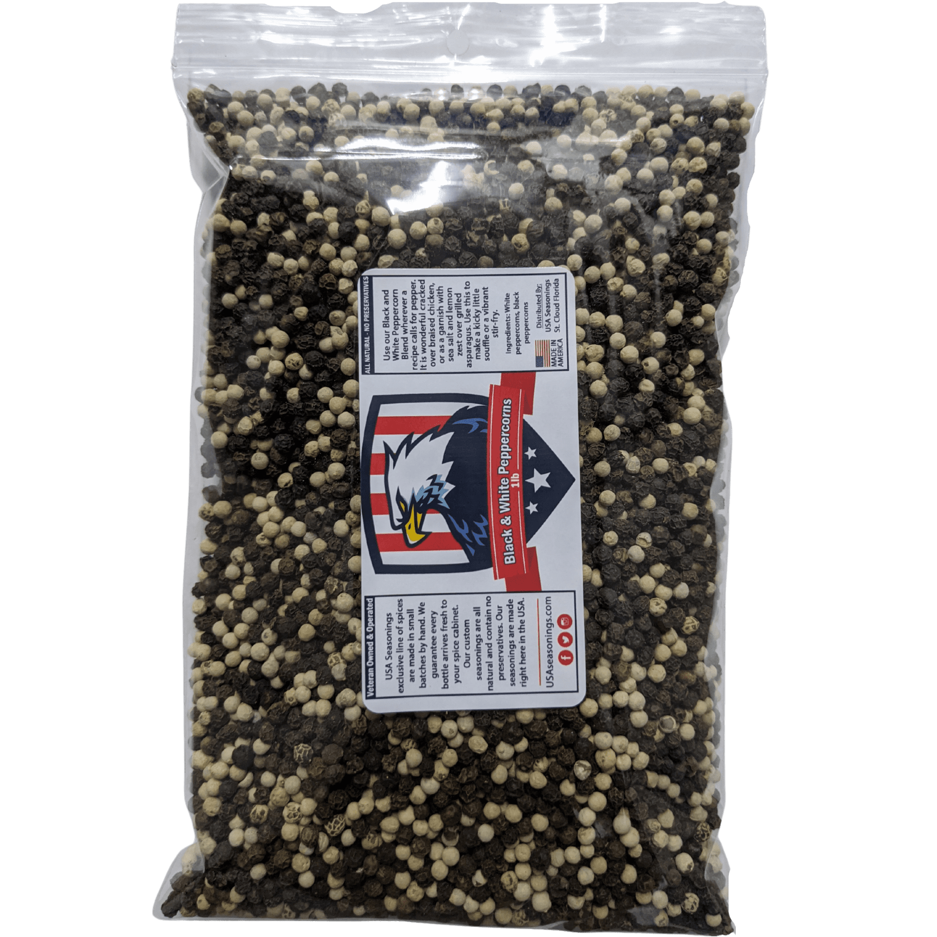 Black And White Peppercorns