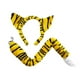 thumbnail image 1 of Conjunto de orejas y cola de tigre, , diadema con orejas, para cosplay, disfraz de aro para el pelo, conjunto para fiesta temática de, 1 of 9