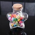 thumbnail image 2 of Glcklicher Stern wnscht hlzerne Stopper Glasflasche ( STORY), 2 of 5