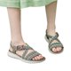 thumbnail image 5 of Sandalias Tejido Bohemio Correa Ajuste para Mujeres La Playa Verano (caqui 41), 5 of 9