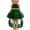 01 Army Green, variant on Girls High Low Halter Tulle Dress, Elegant Layered 3D Mesh Puffy Birthday Party Dresses for 0-4 Years