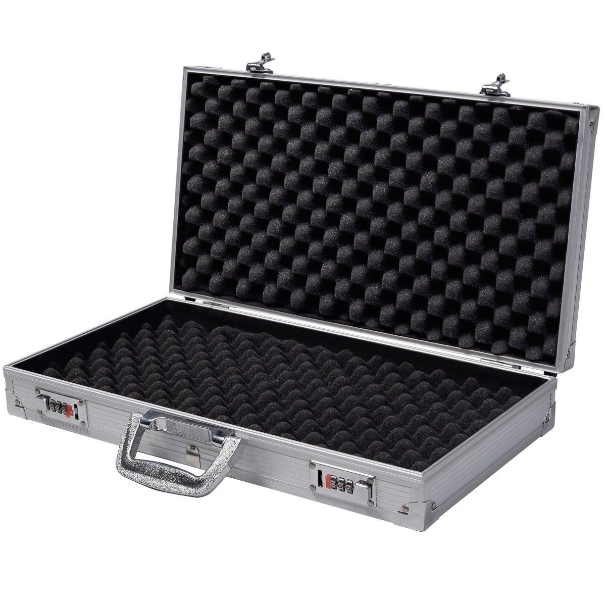 Aluminum Framed Locking Gun Pistol Handgun Lock Box