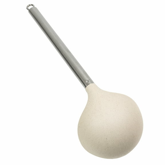 Beille Kitchen Serving Ladle Wheat Straw Stainless Steel