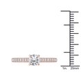 thumbnail image 4 of 1 Carat T.W. Diamond Classic 14kt Rose Gold Engagement Ring, 4 of 4