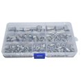 thumbnail image 2 of Kit surtido de tuercas de remache de 165 piezas, cabeza de remache de cabeza plana de acero inoxidable 304 M3 M4 M5 M5 M8 M8 M10 Tuercas de remache roscadas para decoración de muebles automotrices, 2 of 5
