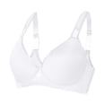thumbnail image 6 of Everyday Bras for Women Sports Bras for Women Pack Bras Bulk Size A Bras for Women Sports Bras for Women Non Removable Pads Womens Sports Bras Womens Bras Front Closure Woman Bras Sports White 38C, 6 of 9
