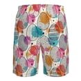 thumbnail image 6 of Kdxio Easter Egg Pattern Mens Casual Shorts - Drawstring Summer Beach Sports Shorts for Men, 6 of 9