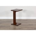 thumbnail image 2 of Sunny Designs Tuscany 12.5" Transitional Wood Sofa Mate Table in Medium Brown, 2 of 5