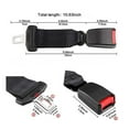 thumbnail image 2 of 2pack Car Seat Belts Extender Extension Safety Adjustable Clip Buckle Universal, 2 of 8
