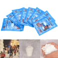 thumbnail image 1 of EIMELI 10 Pack SAP Magic Snow Instant Fake Fluffy Snow Powder Reusable DIY Artificial Slime Simulation Snow Super Absorbant Christmas Wedding Festival Market Fairy House Decor Children To, 1 of 1