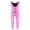 Pink, variant on YiZYiF Kids Girls Metallic Solid Color Stretchy Ballet Dance Gymnastics Leotard Jumpsuit,Sizes 3-14