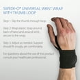 thumbnail image 5 of Core Products Elastic Wrist Wrap w/ Thumb Loop, Black - Universal, 5 of 7