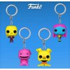 Funko Pop! Keychain: The Nightmare Before Christmas Blacklight 4pk (Jack/Oogie/Sally/Zero) - Plastic Vinyl