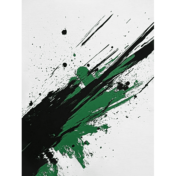 Abstract Brushstrokes Decorative Painting/Canvas Art， Suitable for Living Room，Hallway， Dining Room， Kitchen， Apartment， and Entryway Decor， Modern Wall Art