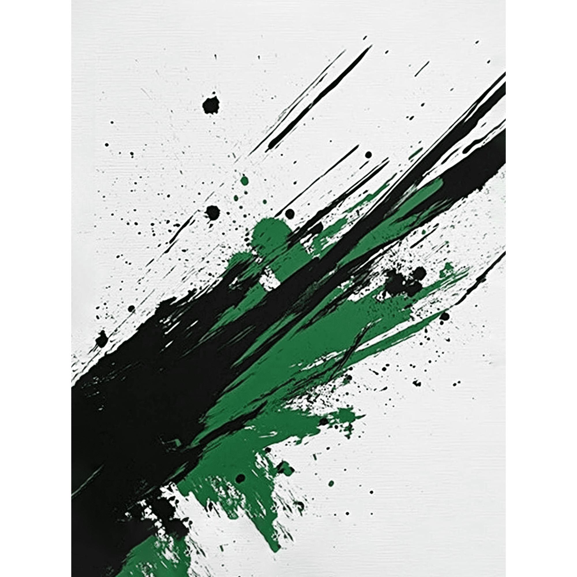 Abstract Brushstrokes Decorative Painting/Canvas Art, Suitable for Living Room,Hallway, Dining Room, Kitchen, Apartment, and Entryway Decor, Modern Wall Art