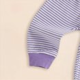 thumbnail image 6 of Gibobby Toddler Baby Girl Clothes 1T 2T 3T 4T 5T Fall Winter Outfits Contrast Color Long Sleeve Sweatshirt + Pants Sets(2-3 Years,Purple), 6 of 7