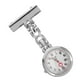 thumbnail image 3 of WORGEOUS Elegante broche de reloj de enfermera con clip de pin, reloj colgante de bolsillo de enfermera médica, reloj de bolsillo retro, regalo (blanco), 3 of 8