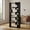 Black, variant on Barara King 6-Tier Wooden Bookshelf with 2 Anti-Tipping Kits, Bookcase Display Standing Shelf for Living Room, Bedroom, Office Room, Study Room, Black