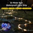 thumbnail image 6 of Elice Camping Lantern, 3-in-1Portable Camping String Lights with 13 Lighting Modes, 32.8ft Waterproof 4000mAh Battery Rechargeable Camping Lights for Tent Garden Party Decor, 6 of 10