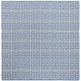 thumbnail image 4 of SAFAVIEH Montauk Alicia Geometric Cotton Area Rug, Blue/Ivory, 8' x 10', 4 of 8