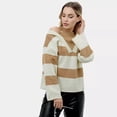 thumbnail image 5 of QASIEATN Sweaters for Graceful Women Fashion, Knit Long Sleeve Casual Pullover Sweater Top, Womens Fall Tops, 5 of 8