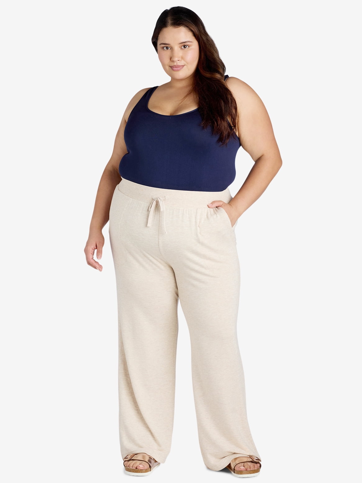 Terra & Sky Women’s Plus Size Knit Pant