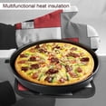 thumbnail image 5 of Red White Black Grey Geometric Oven Mitts and Pot Holders Insulated Gloves & Kitchen Counter Safe Mats for Cooking BBQ Baking Grilling (2-Piece Set), 5 of 6