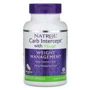 Natrol White Kidney Bean Carb Intercept Phase 2 Dietary Supplement Capsules - 120 CT