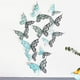 thumbnail image 3 of 12 Piezas De Decoración De Pared Con Mariposas Huecas En 3D, 3 Tamaños, Decoración Con Mariposas, Mariposas Talladas Huecas, Diseño Exquisito, Decoraciones Para Tartas De Fiesta, 3 of 6