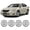 16 inch- Chrome, variant on 16 inch Hubcaps for 2013-2018 Nissan Altima Sedan, Snap-On Black Lacquer Design 16 inch Steel Wheel Cover(4 Pack)