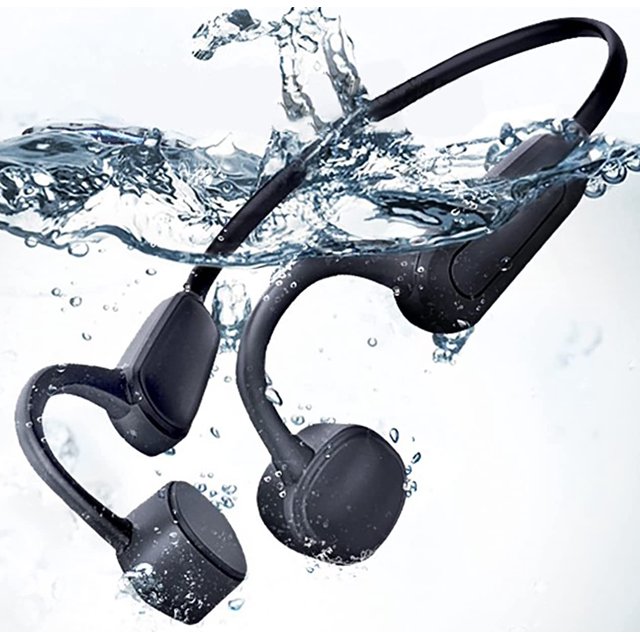 Auriculares de conducción ósea IKXO impermeables para nadar