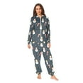 thumbnail image 2 of FORMRS Onesies Pajama for Adults Unisex Hoodie Winter Jumpsuit One Piece Sleepwear, Sizes S-2XL, Playful Winter, 2 of 7