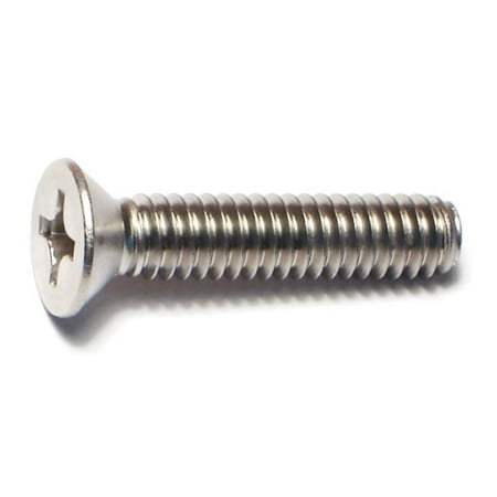

1/4 -20 x 1-1/4 18-8 Stainless Steel Coarse Thread Phillips Flat Head Machine Screws MSFSS-347