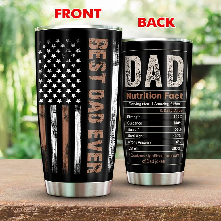 klippe jurist mild Gifts For Dad - Dad Tumbler Cup with Lid 20oz - Funny Dad Jokes, Double  Wall Insulation, Kitchen Grade 18/8 Stainless Steel, Puncture & Rust  Resistant, Birthday Gift from Daughter (Dad 1) - Walmart.com