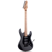 Modern-GST Electric Solid Body Guitar 6 Strings Ebony
