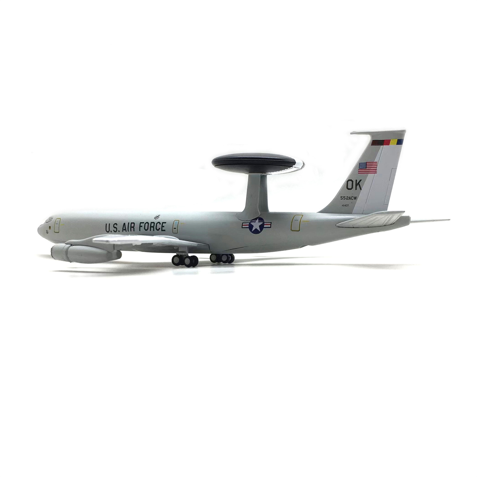 High Simulation 1:200 Alloy US E-3 Sentry AWACS Model for Aviation