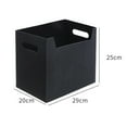 thumbnail image 4 of Caja de Almacenamiento Cola Organizador de Carpetas Estuche de Almacenamiento Negro, 4 of 4