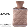 thumbnail image 3 of Bolsa de agua caliente de 1000/2000 ml con bolsa de agua caliente de invierno engrosada con bolsillo para invierno Sywqhk Para Estrenar, 3 of 8