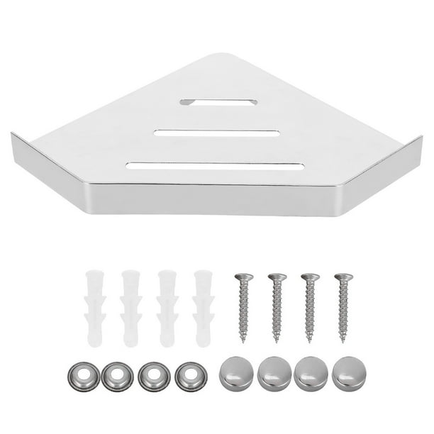 Organizador de estante de almacenamiento para estante esquinero de ducha de montaje en pared para baño