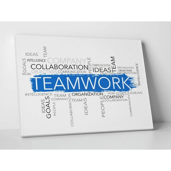 Poster Team Work, Home Office Decor Wall Art, Unframed Prints For Home Or Office, Perfect Gift For Everyone, 8x12