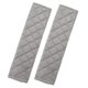thumbnail image 1 of Juego de 2 cojines para cinturón de seguridad de coche, 27 cm, funda para cinturón de seguridad con 2 rayas grises, 1 of 5